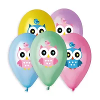 Latexový balónik s potlačou Sovičky