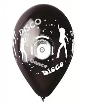 Latexový balónik s potlačou Disco