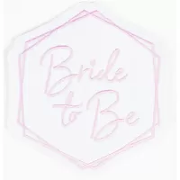 Nažehľovací odznak Bride to be