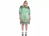 Kostým Horrorová bábika zelená