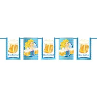 Papierová vlajočková girlanda Oktoberfest Pivo - 10 m