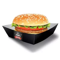 Boxy na burger papierové BBQ 13x13 cm 4 ks