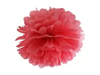 Pom pom červený - 25 cm