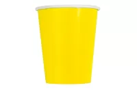 Papierové tégliky neónovo žlté 270 ml - 8 ks