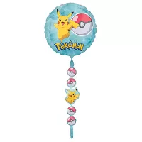 Chodiaci balónik Pokémon - okrúhly 60 x 175 cm