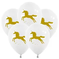 Latexové balóniky Jednorožec 5 ks