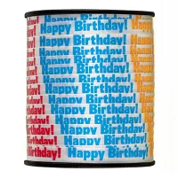 Stuha Happy Birthday 68m