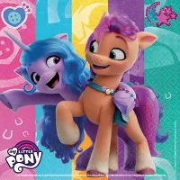Papierové párty obrúsky My little Pony - New Generation 16 ks