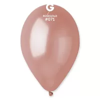 Balónik 26cm/10" #071 rosegold 100 ks