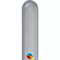 Q260 Balónik (152cm:5cm) CHROME strieborný (100ks/bal)