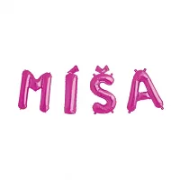 !VÝPREDAJ! Balónový nápis - Míša (Balónkový nápis - Míša)