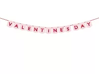 Party nápis Valentines Day - 150 x 30 cm