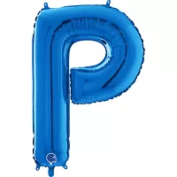 Písmeno modré P (66cm,26")
