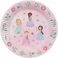 Papierové taniere Princeznovský deň 23cm - 8ks