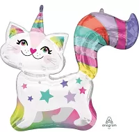 Fóliový balónik caticorn 78 x 71 cm