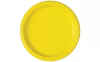 Papierové taniere žlté 23 cm - 8 ks