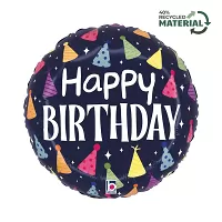 Fóliový balónik Happy Birthday Čiapočky 46 cm