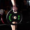 Sada pogumovaných olympijských kotoučů HMS TOG10 2 x 10 kg